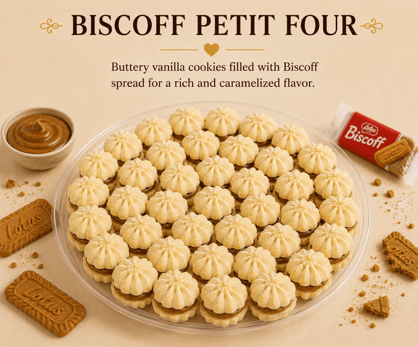 Biscoff Petit Four